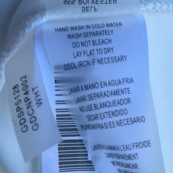 ๐ Guess White One-Shoulder Chain Detail Asymmetric Dress Greek-Inspired Style 14 - Picture 14 of 15